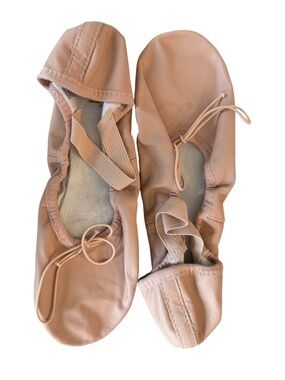 Bloch Nude Pink Leather Ballet Slippers